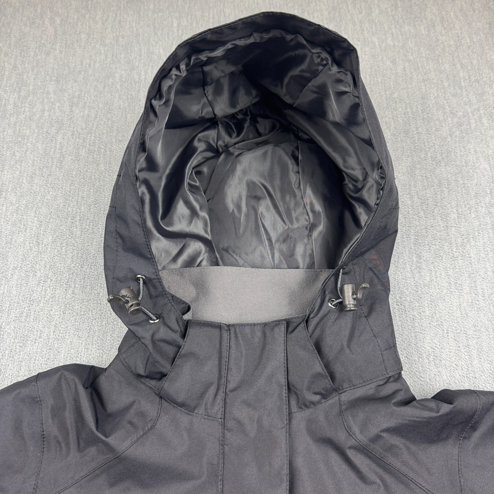 Eddie Bauer Jacket Womens XS Black Weatheredge‎ Windbreaker Hooded Rain Outdoor - Picture 11 of 16